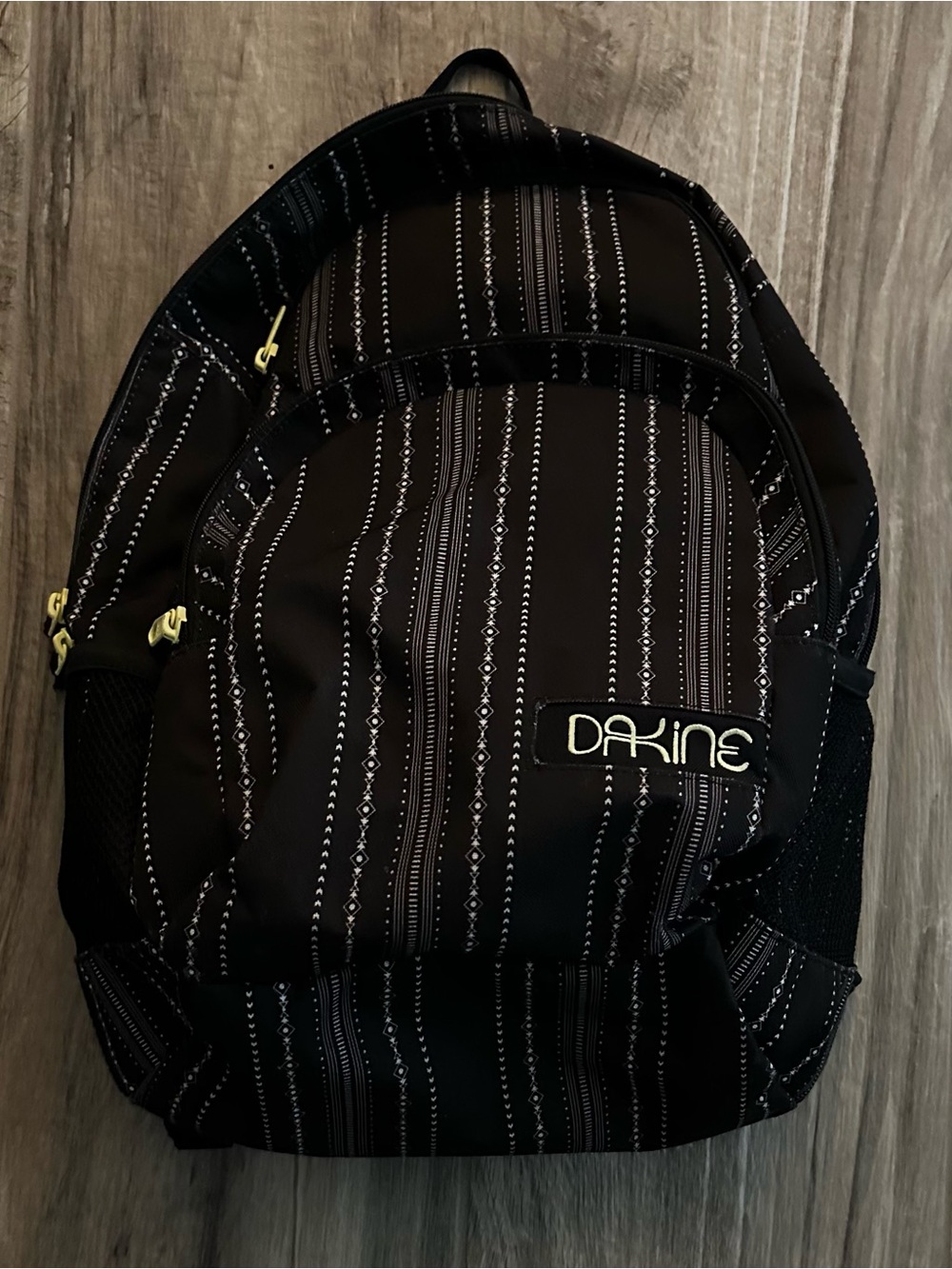 Dakine Black Striped Backpack